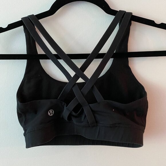 Lululemon Energy Bra Black Size 4 - Picture 2 of 3